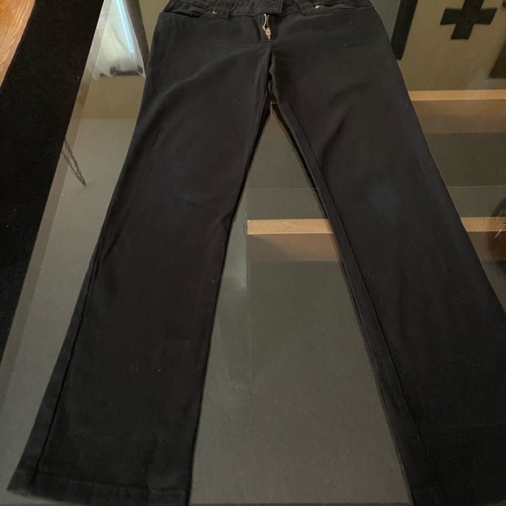 Like new, WELL MADE!!!  EC made in the USA Black jeans